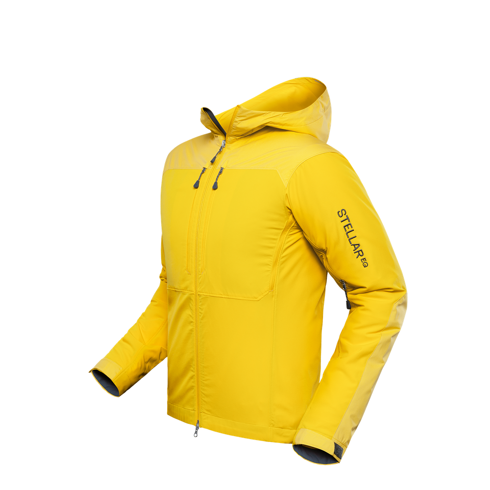 Guide Shell Hybrid Jacket Orange Yellow