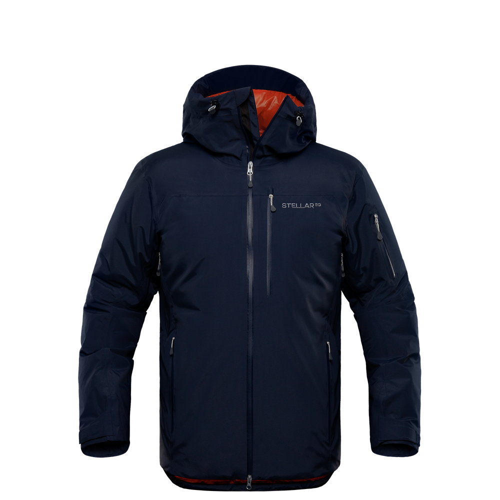 M Stellar Shell Down Jacket BlueBlack