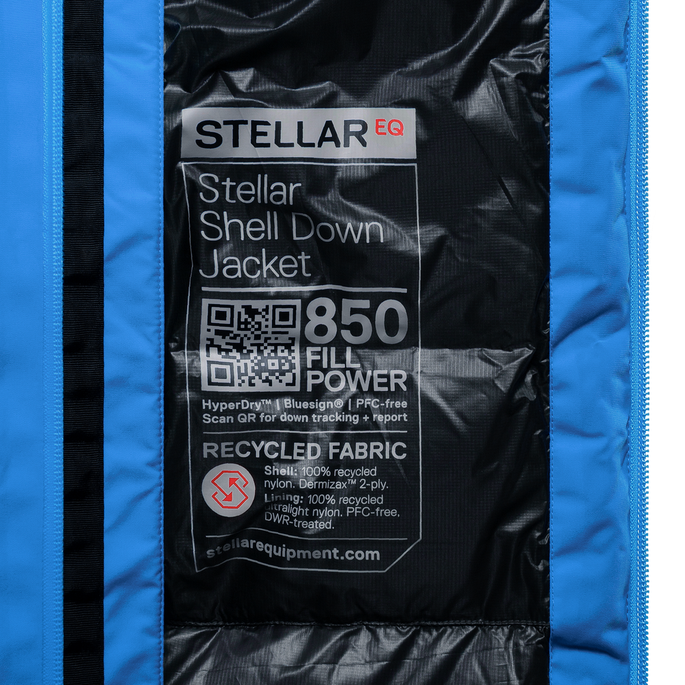M Stellar Shell Down Jacket Blue