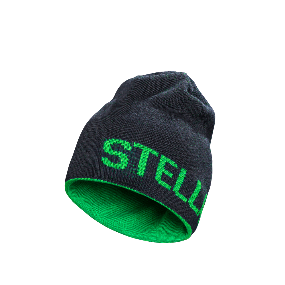 Stellar Reversible Beanie BluBlack/Green