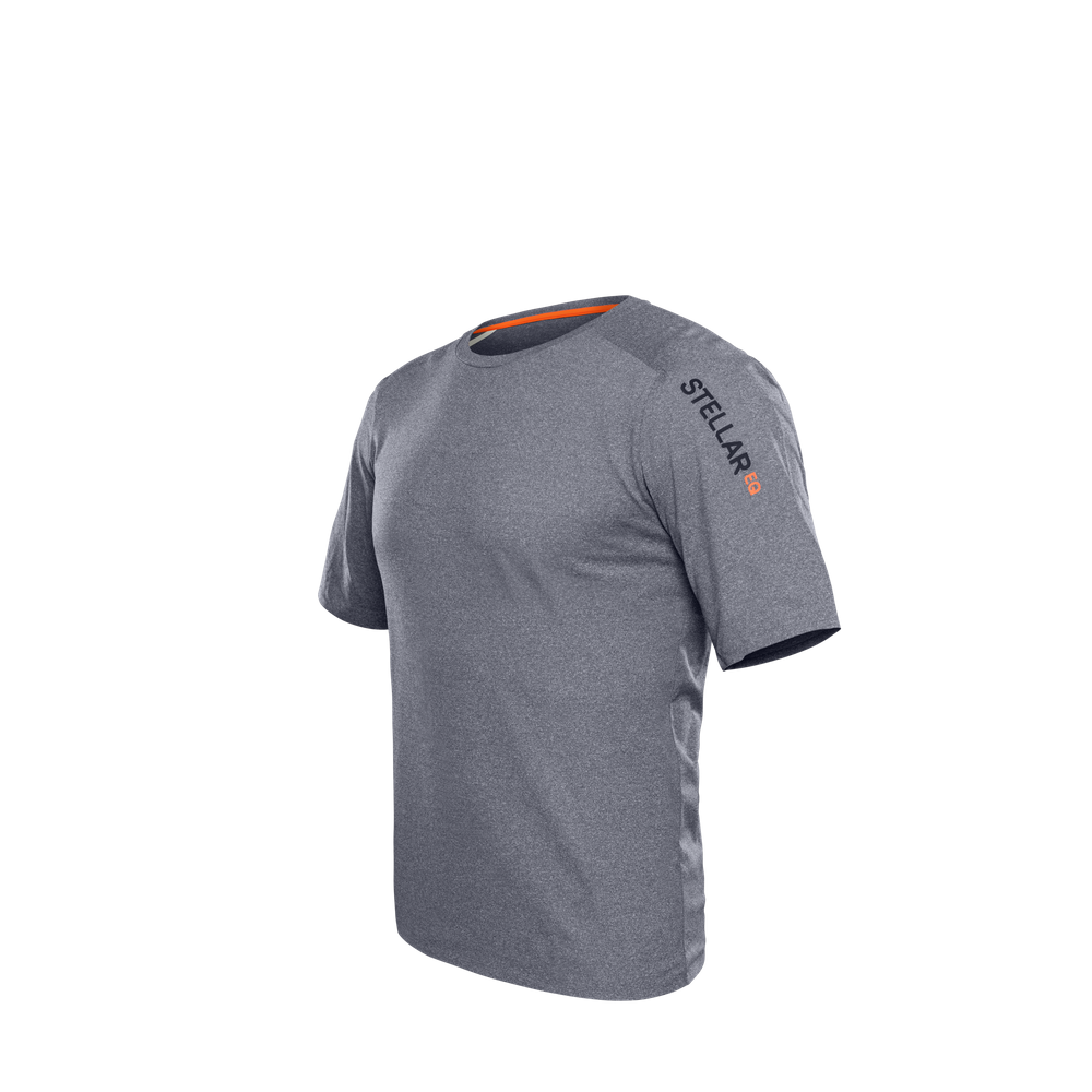 M Stellar Tech Tee Grey Melange