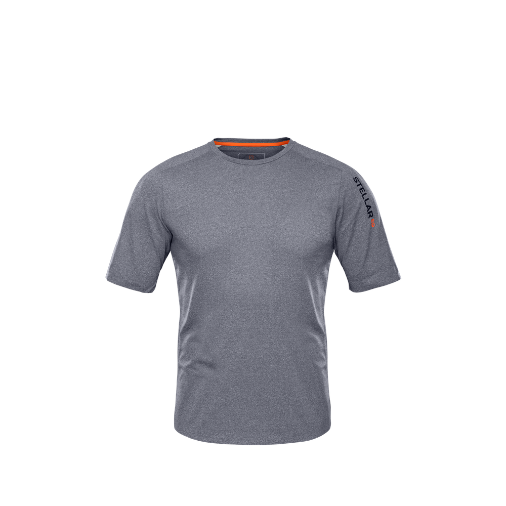 M Stellar Tech Tee Grey Melange