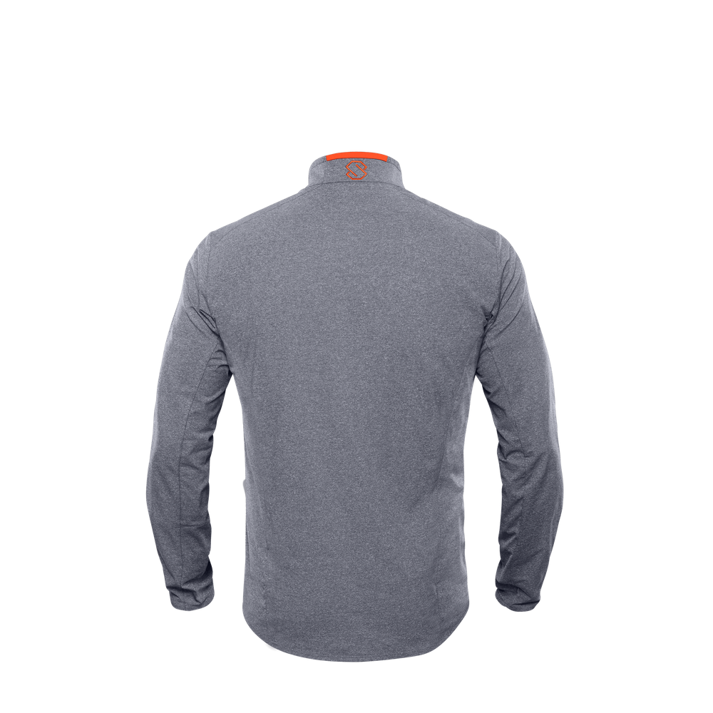 M Ultralight Mid T-Neck Grey Melange