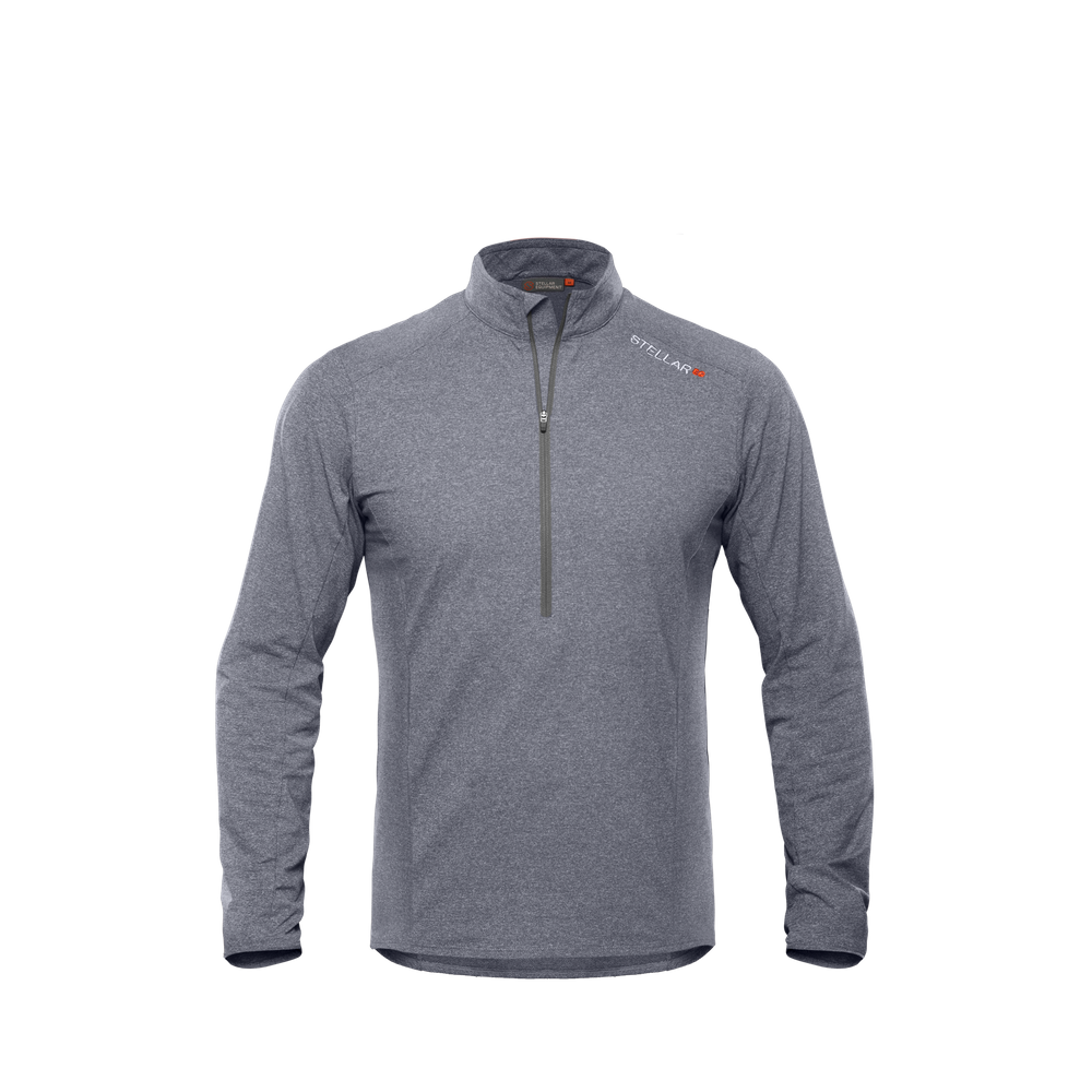 M Ultralight Mid T-Neck Grey Melange