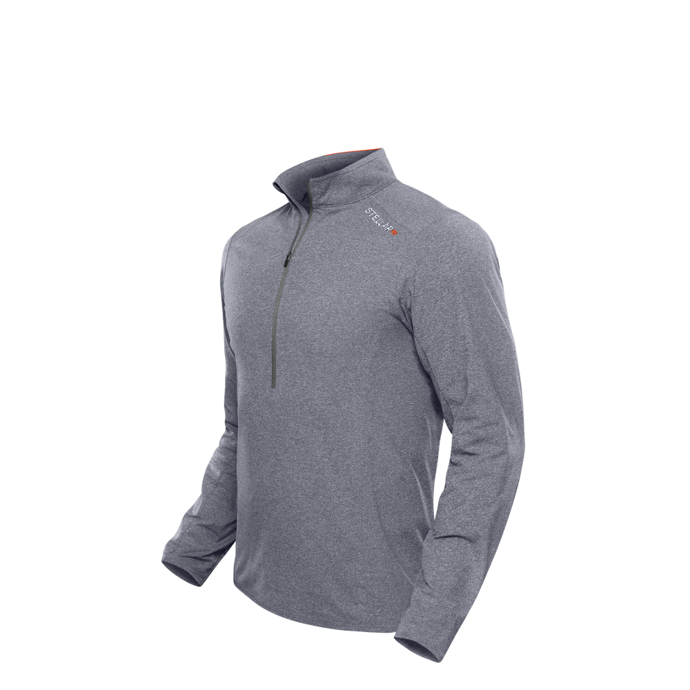 M Ultralight Mid T-Neck Grey Melange