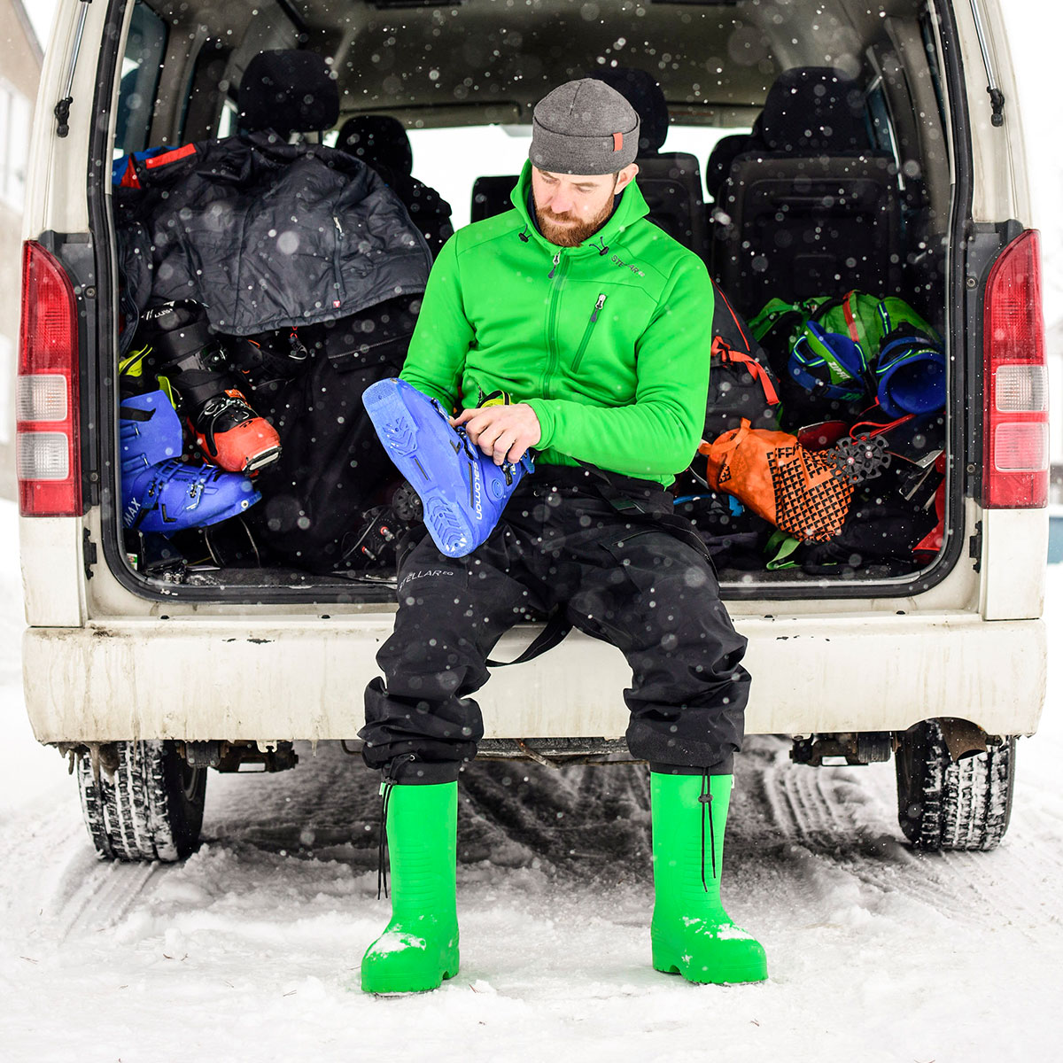 M Stellar Mid Hood 2.0 Green